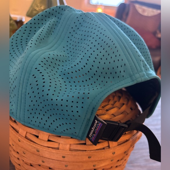 Patagonia Snowfarer Cap Belay Blue Recycled Nylon/Polyester Adjustable - Picture 3 of 4